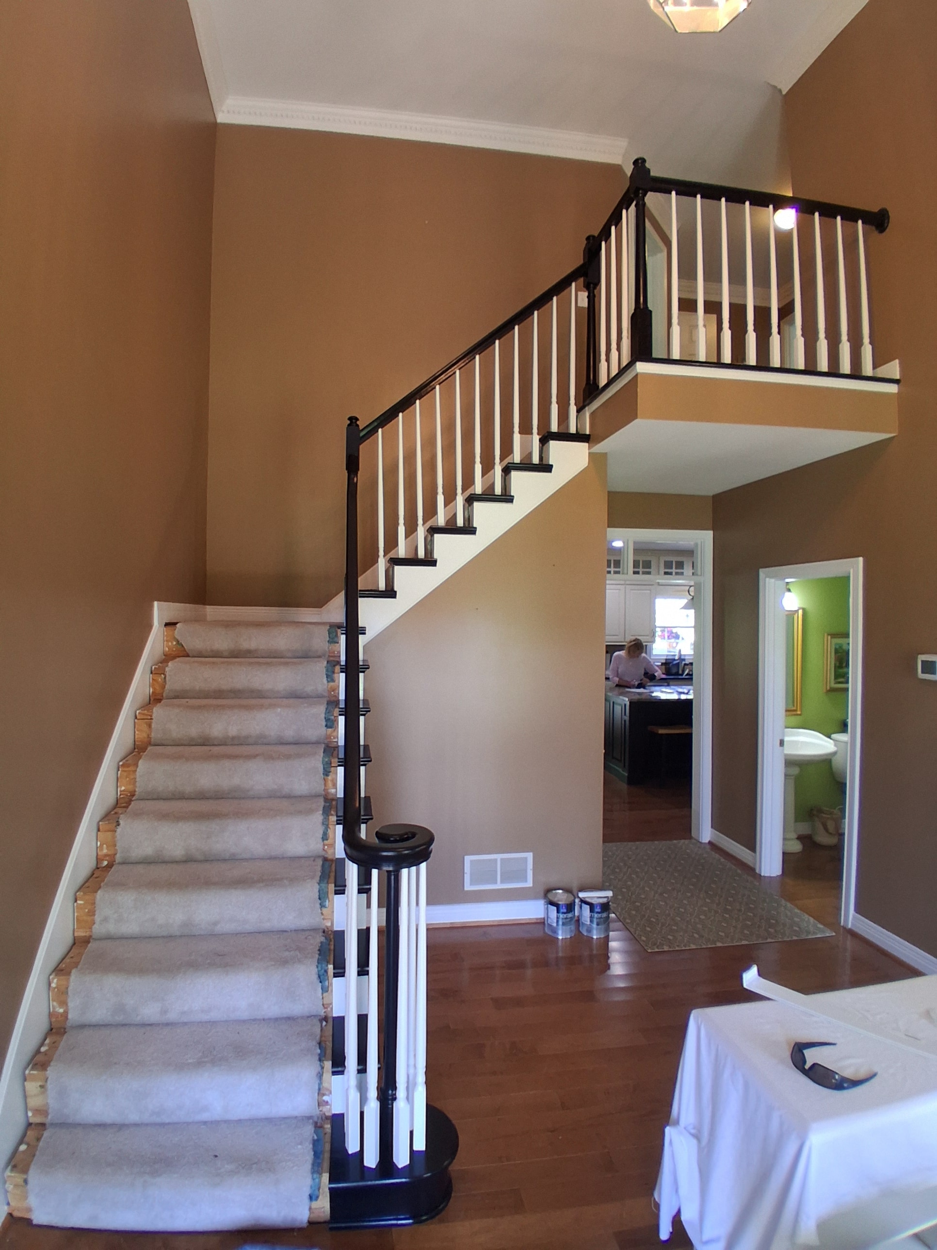 Staircase rails — after
