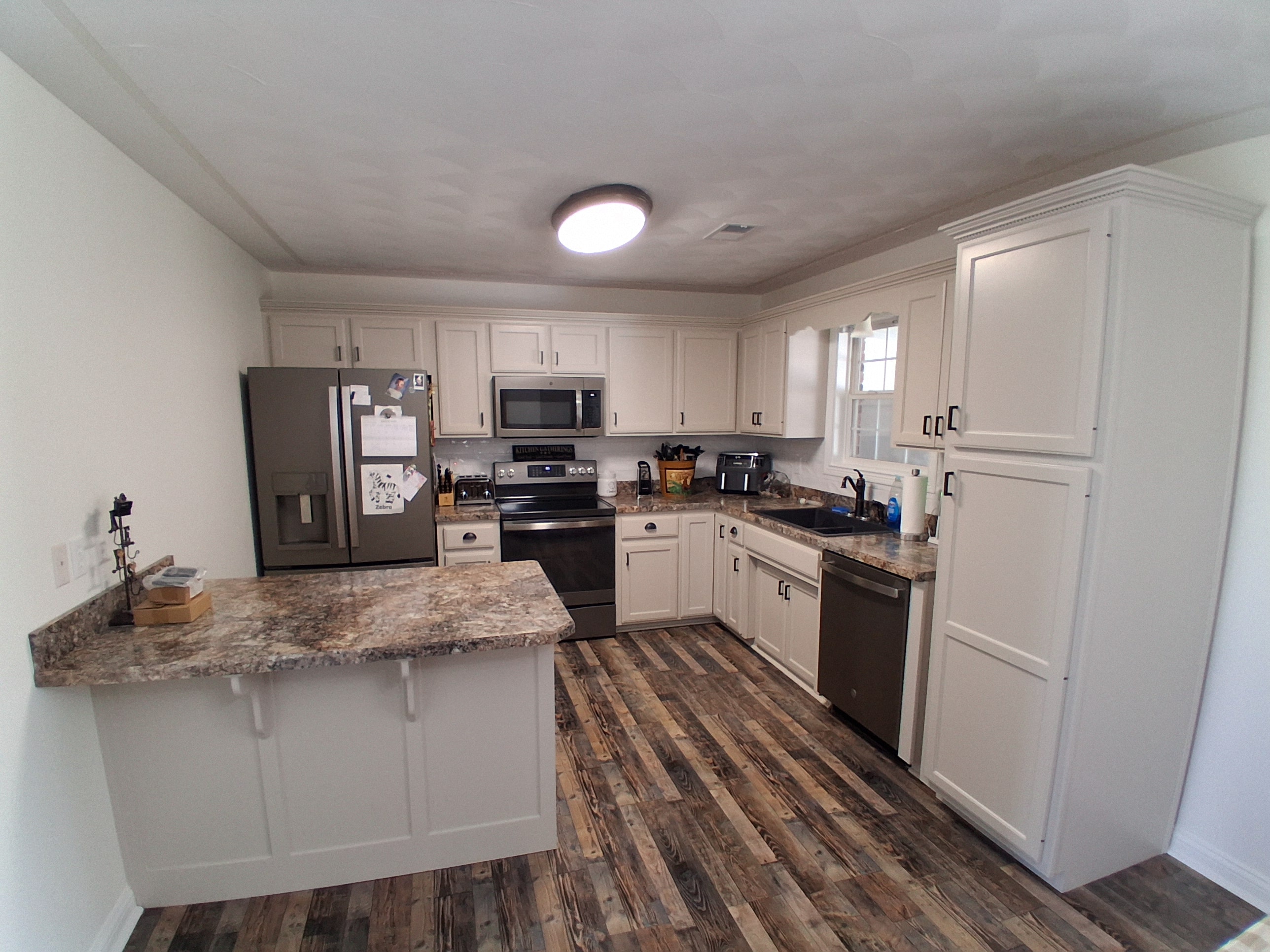 Kitchen Cabinet project — after