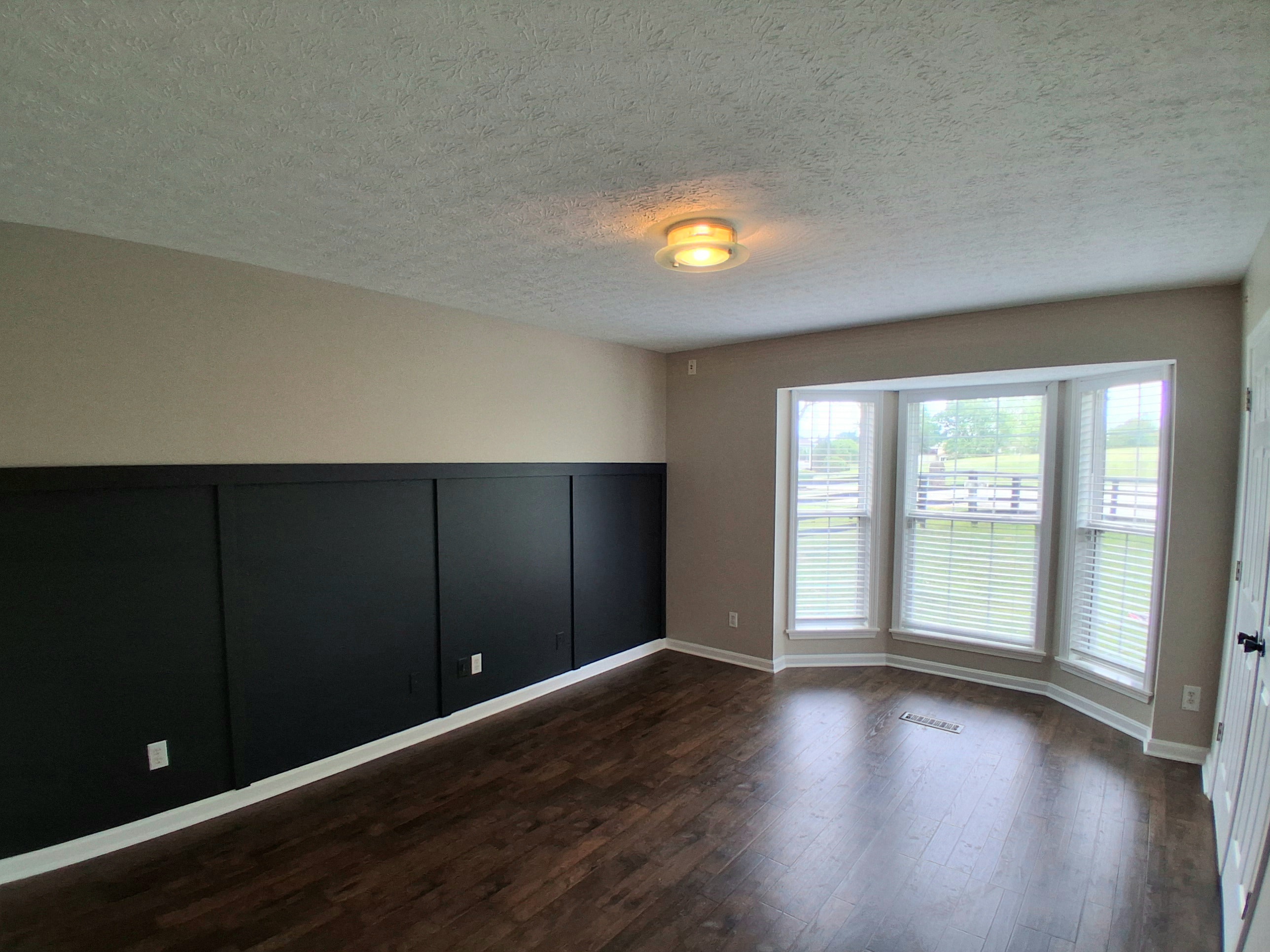 Wainscoting & Accent Wall — after